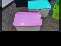 Plastic Foldable Crates Storage Containers Warehouse Small Collapsible Crate Stackable