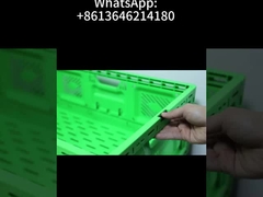 collapsible plastic crate for fruits and vegetables foldable storage crate