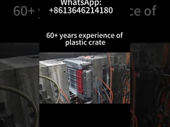 heavy duty plastic crate logistics packing collapsible crate