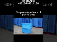 nestable crate mesh stackable plastic crate turnover moving crate