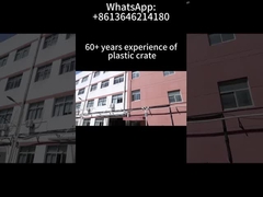 folding plastic crate storage stackable logistics packing