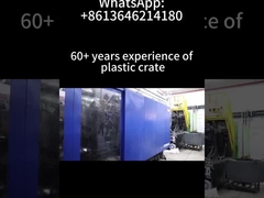 Injection plastic moving box stackable storage plastic crate