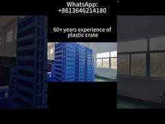 PP Industrial Stackable Foldable Plastic Box Storage Crate