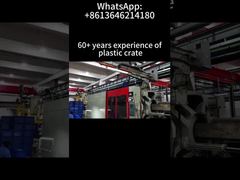 Plastic crate collapsible stackable storage moving box attached lid container