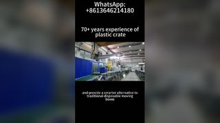 Plastic Moving Crate Manufacturing Process Durable Reusable Moving Boxes for Global Logistics