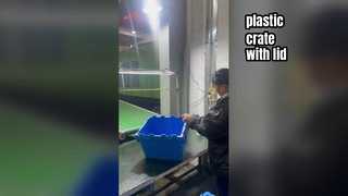 Plastic Crate with Lid Manufacturing Process | Factory Workshop Tour