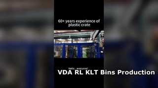 VDA RL-KLT Container Production Automotive Standard Plastic Logistics Bins Manufacturer