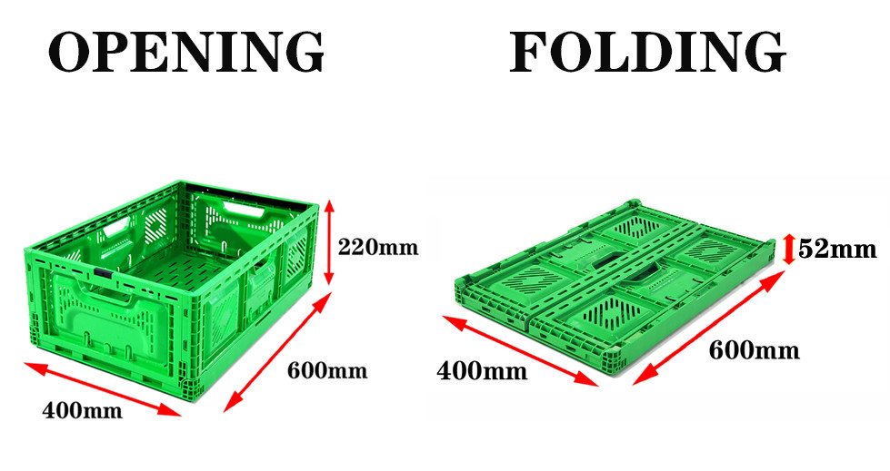 Latest company blogs about How a 5:1 Folding Ratio Slashes Logistics Costs by 80% | Foldable Plastic Crate ROI Guide