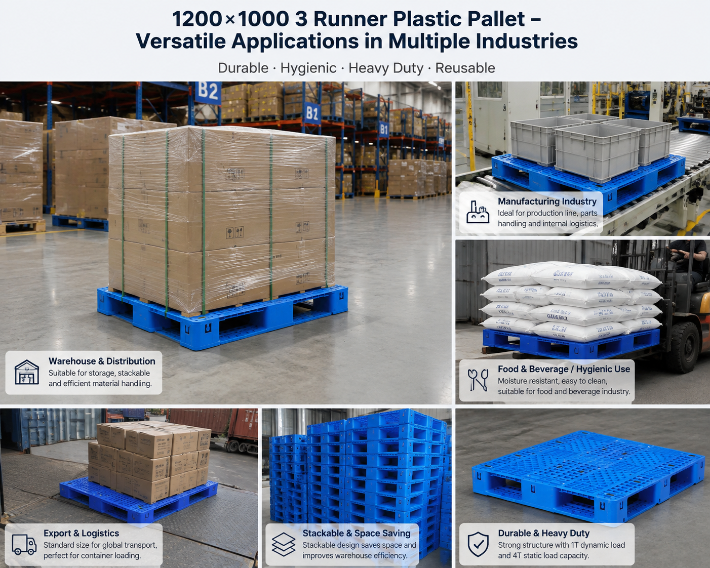 Latest company blogs about Injection Molded Plastic Pallet vs Blow Molded Plastic Pallet: Which One Is Better for Industrial Logistics?