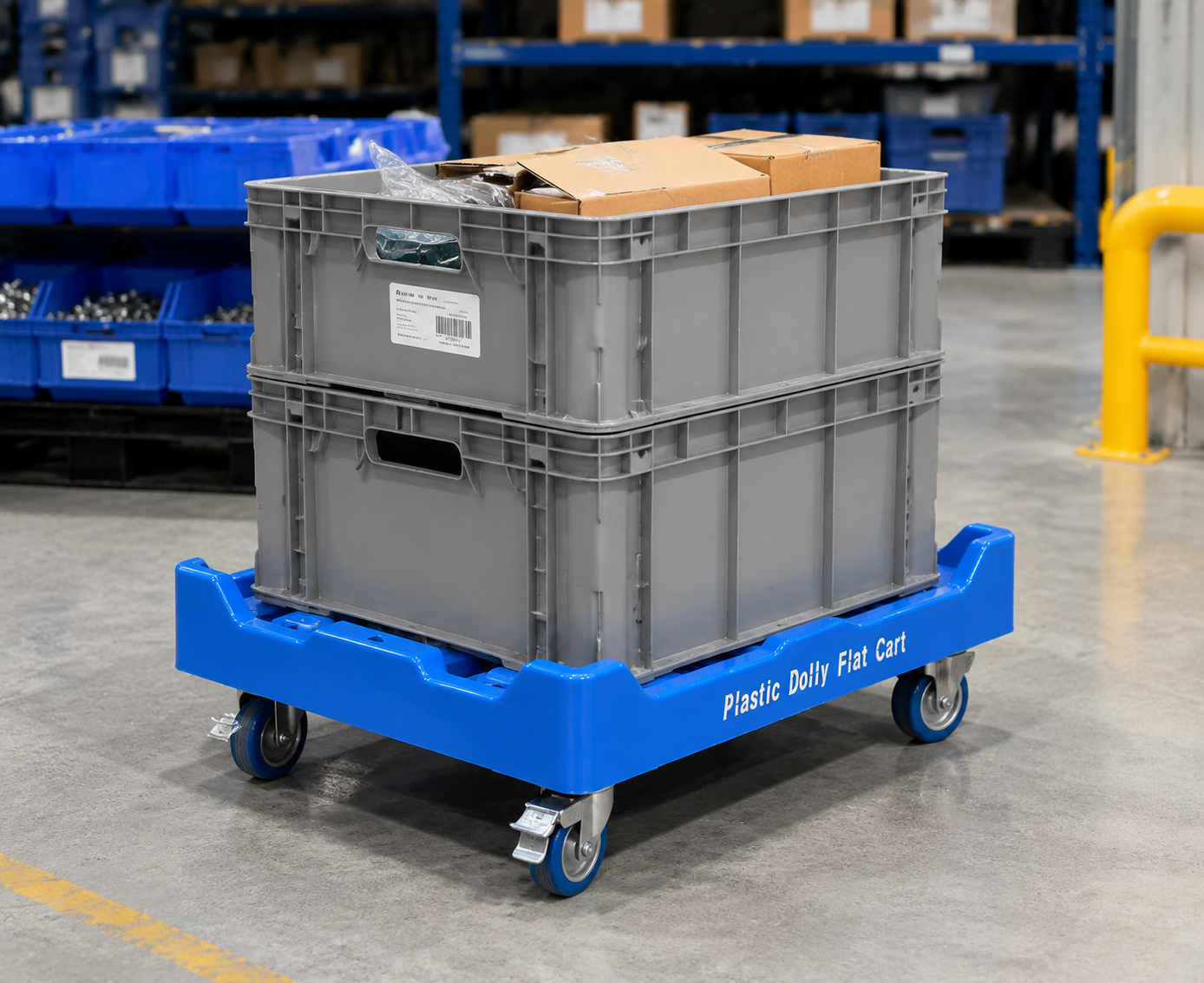 Latest company blogs about How Plastic Dolly Carts Improve Empty Container Management in Global Supply Chains