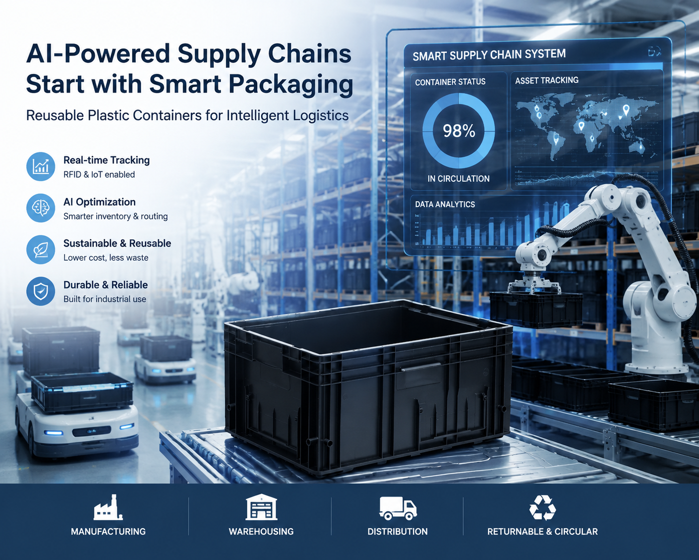 Latest company blogs about How AI Is Transforming Global Supply Chains with Smarter Returnable Packaging Solutions