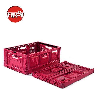 Buy Mesh 40 ltr 45l Plastic Folding Crate Easy Organization Packaging 600mm online manufacture