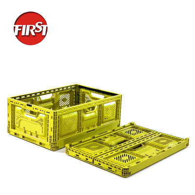 Buy Foldable Stackable Storage Bins Collapsible Moving Crate 600x400x52mm 40L online manufacture