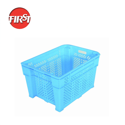 Buy External Size 545*345*250mm Agriculture Plastic Crate for Vegetables Transportation online manufacture