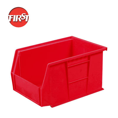Buy 10x10 15 X 15 13x13 Plastic Storage Bins Plastic Stackable Hang Storage Bin Warehouse Tool Parts online manufacture