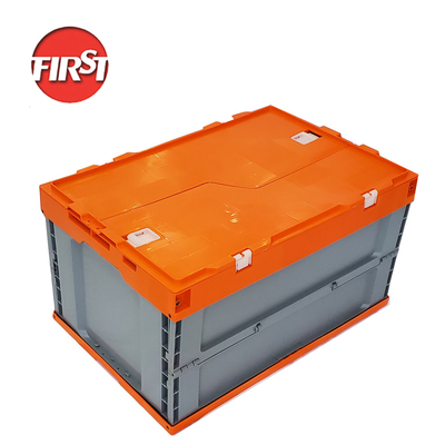 Buy Storage Cloth Grocery Crate with Lid Foldable and Stackable Internal Size 555*360*300mm online manufacture