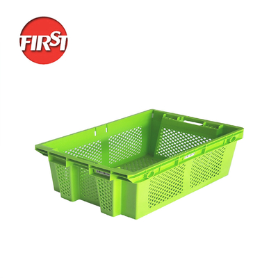 Buy Customized Nestable Mesh Vegetable Plastic Moving Crates Storage Turnover Box for Basket online manufacture
