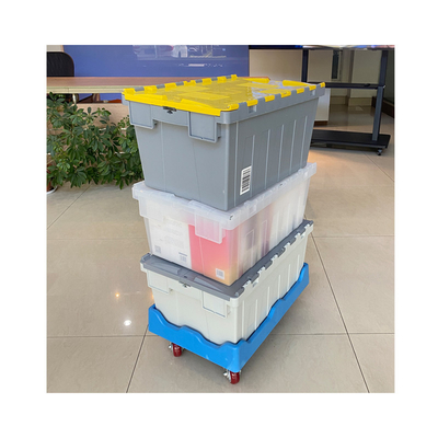 Buy 550*370*350mm Nestable Plastic Moving Boxes for Convenient Storage and Transport online manufacture