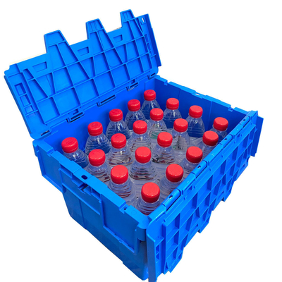 Buy 400*300*260mm External Size Reusable Plastic Moving Boxes for Bottles First Custom Order online manufacture