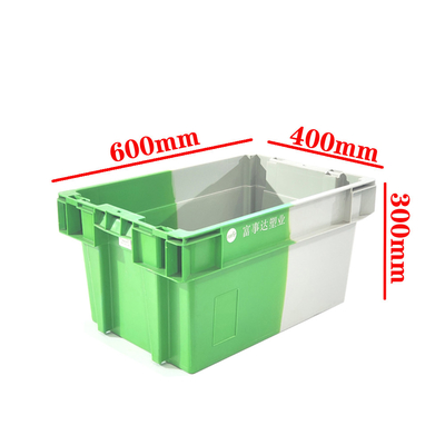 Buy Stack And Nest Totes Heavy Duty Nesting Plastic Crates Logistics Container Turnover Box online manufacture