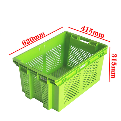 Buy Handle PP Plastic Turnover Box Nesting Stacking Storage Nesting Crates Plastic Bin online manufacture
