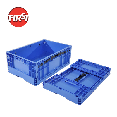 Buy 44 liter Solid Box Style Collapsible Plastic Crate For Versatile Warehouse Storage online manufacture