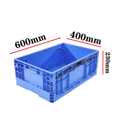 Buy Collapsible Plastic Storage Crate Convenient Industrial Box Foldable Plastic Boxes online manufacture