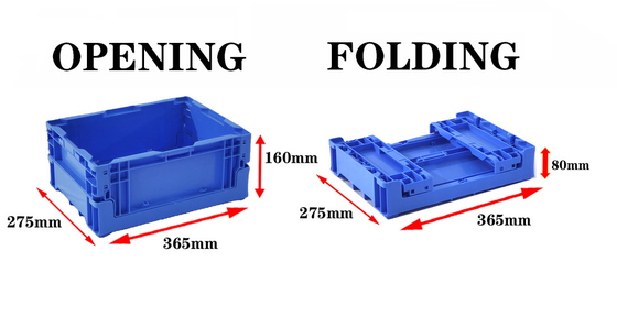 Buy Plastic Foldable Crates Storage Containers Warehouse Small Collapsible Crate Stackable online manufacture
