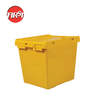 Buy FIRST Industrial HDPP Tote Attached Lid Nest Plastic for Easy Storage and Transportation online manufacture