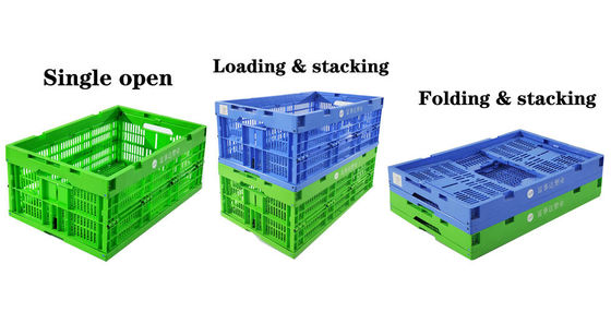 Buy Ventilated Custom Plastic Crates For Agriculture & Warehouse Logistics online manufacture