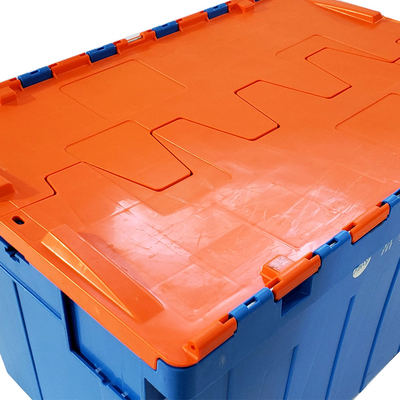Buy PP 70 liter  Heavy Duty Stackable Plastic Nesting Boxes With Lids Space Saving online manufacture