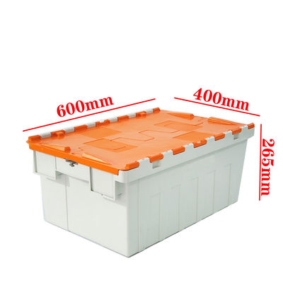 Buy Logistics Warehouse Nestable Stackable Plastic Crate With Lid online manufacture