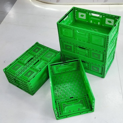 Buy Silk Printing Plastic Crates For Collapsible Farm Storage Of Fruits And Vegetables online manufacture
