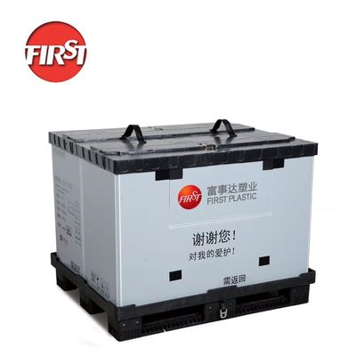 Buy 1200*1000mm Collapsible Pallet Box Manufacturer Returnable Transport Packaging Foldable Pallet Box online manufacture