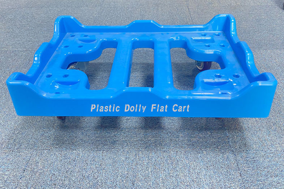 Buy Pp Durable Castered Plastic Trolley , Plastic Dolly With Wheels online manufacture