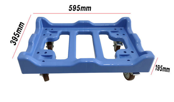 Buy Industrical Plastic Dolly Heavy Duty Warehouse Stackable Plastic Moving Dolly online manufacture