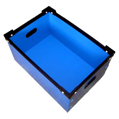 Buy Foldable Corrugated Plastic Box Reusable Space Saving Packaging PP Corrugated Box online manufacture