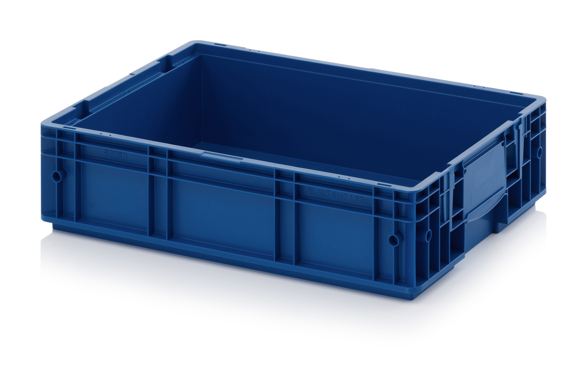 600x400mm VDA Plastic Turnover Box KLT Stackable Injection Recycle PP ...