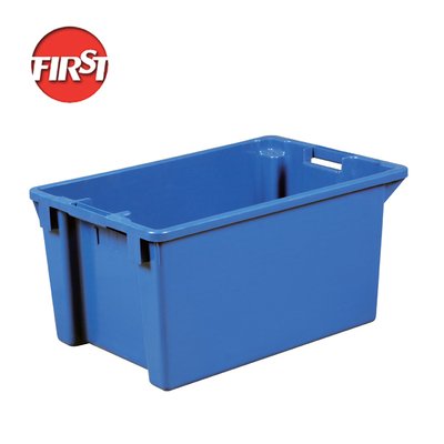 600x400x300mm Turnover Food Delivery Plastic Storage Box Logistic Plastic Tote Crates