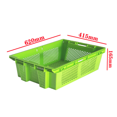 Egg Collapsible Plastic Crates Shipping Stacking Nesting Agricultural Supermarkets
