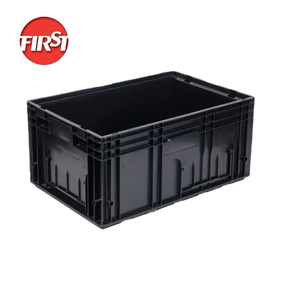 600x400mm VDA Plastic Turnover Box KLT Stackable Injection Recycle PP EUR Plastic Containers