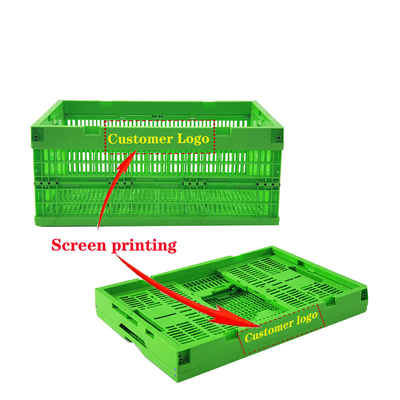 Sustainable Plastic Storage Containers Box Collapsible Crates Stackable Moving Boxes