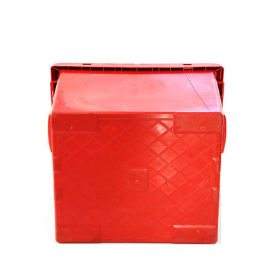 Plastic Solid Box Rfl Solid Box 171L PP Nesting Storage Attached Lid Plastic Turnover Crate ...