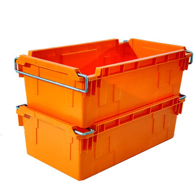 Plastic Container Nesting Stack 45L Stack And Nest Plastic Crate Turnover Moving Container Nesting ...